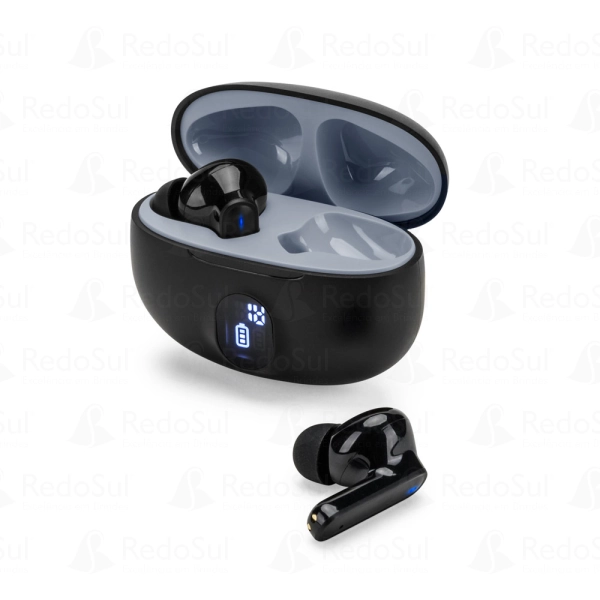 Fones de ouvido wireless personalizado produzido em ABS reciclado e autonomia de 4 horas Fones de ouvido wireless personalizado produzido em ABS reciclado e autonomia de 4 horas